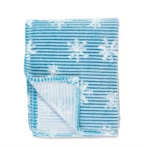 Snowflake Velvet Plush Throw